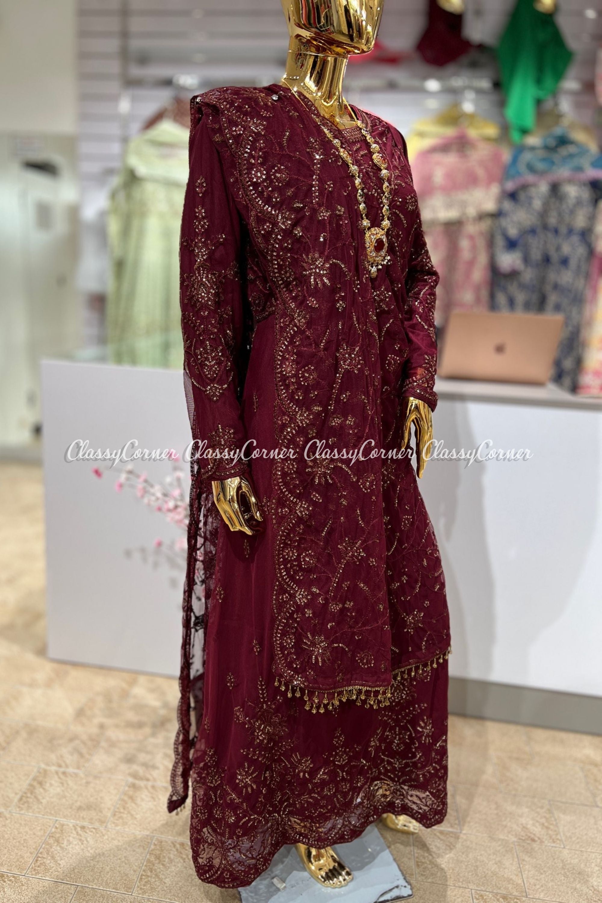 Pakistani wedding gown