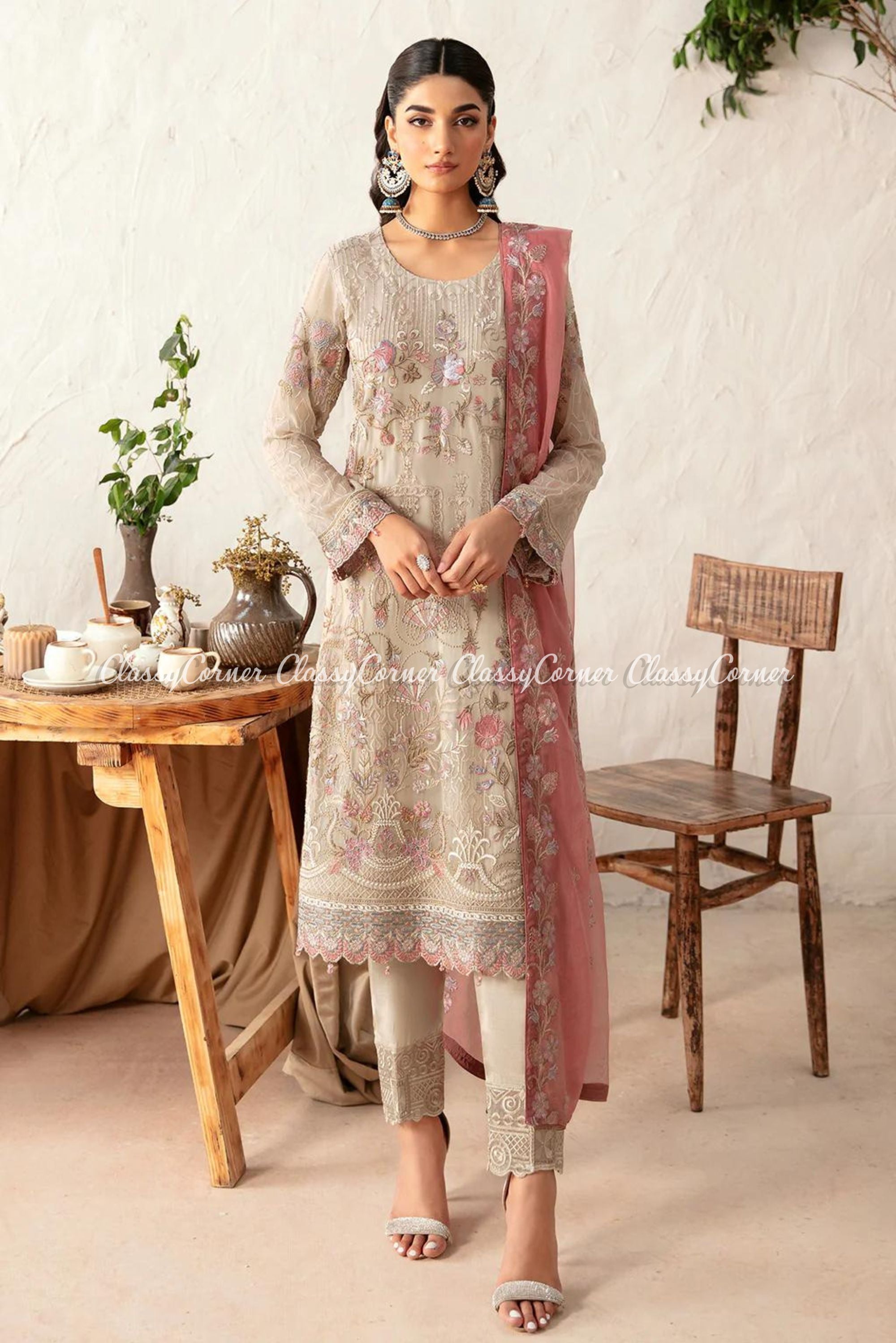 Desi Pakistani Formal Wear Outfits