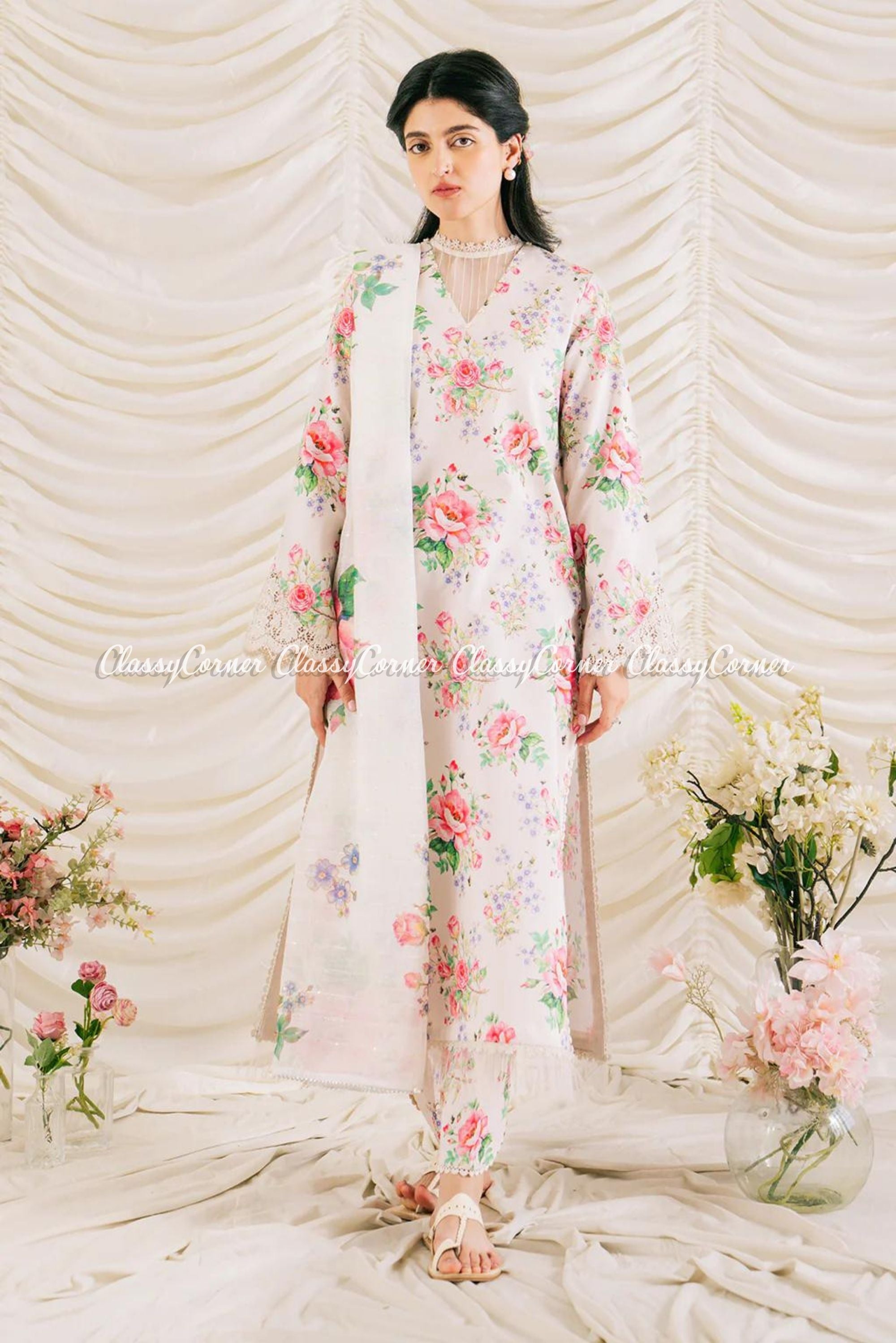 Pakistani Semi Formal Dresses 2024