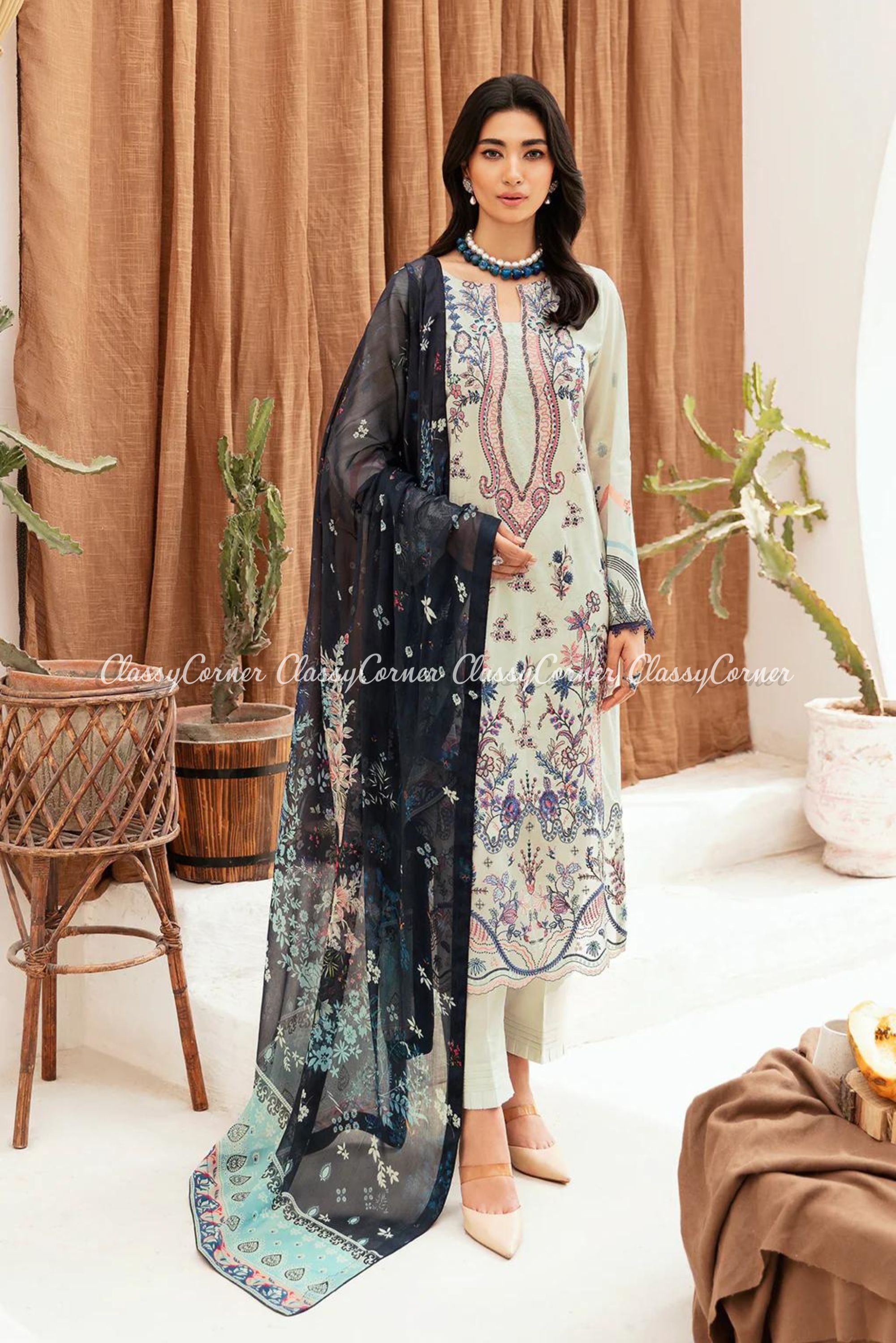 Simple Semi Formal Dresses Pakistani 