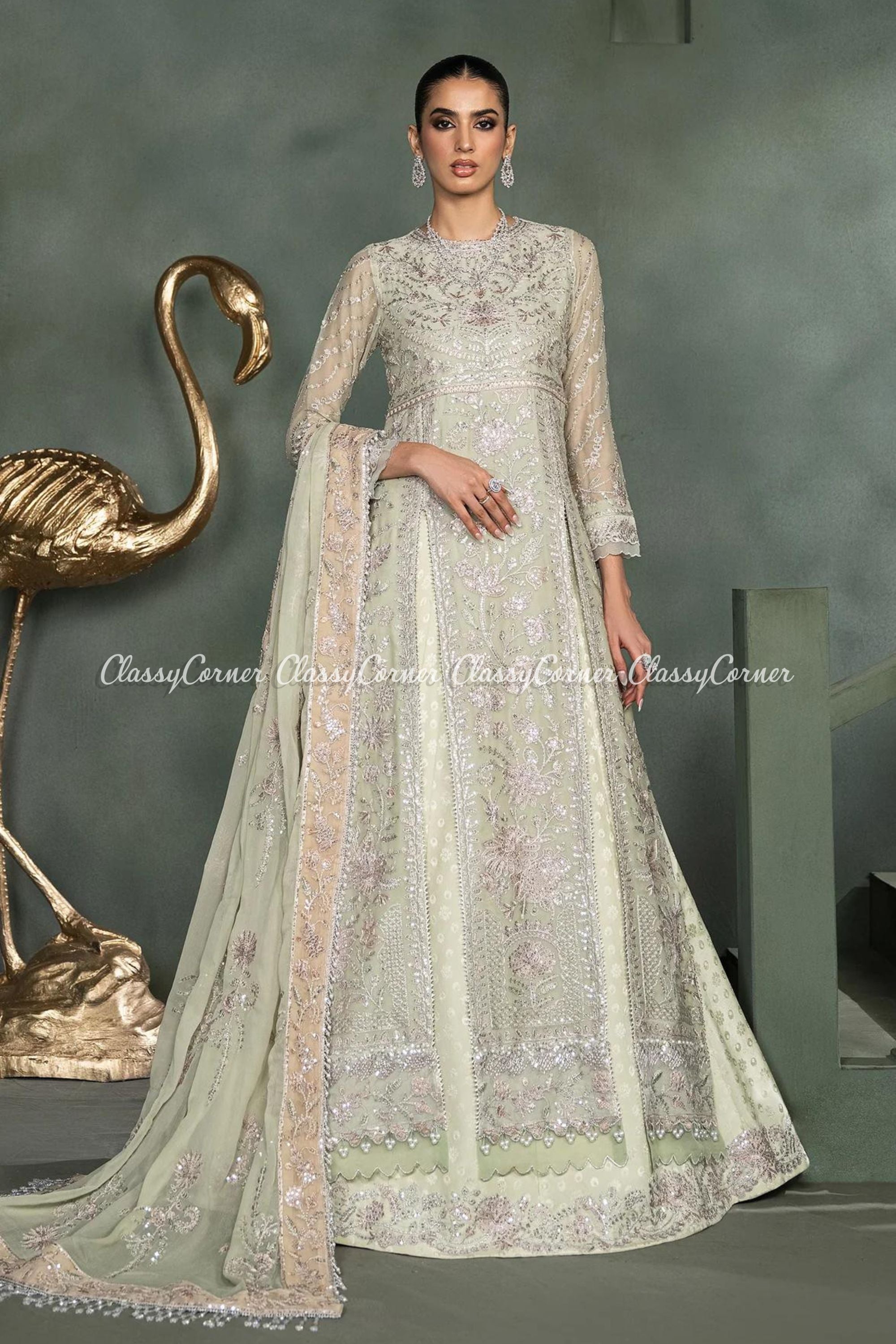 Pakistani Formal Gown for Wedding