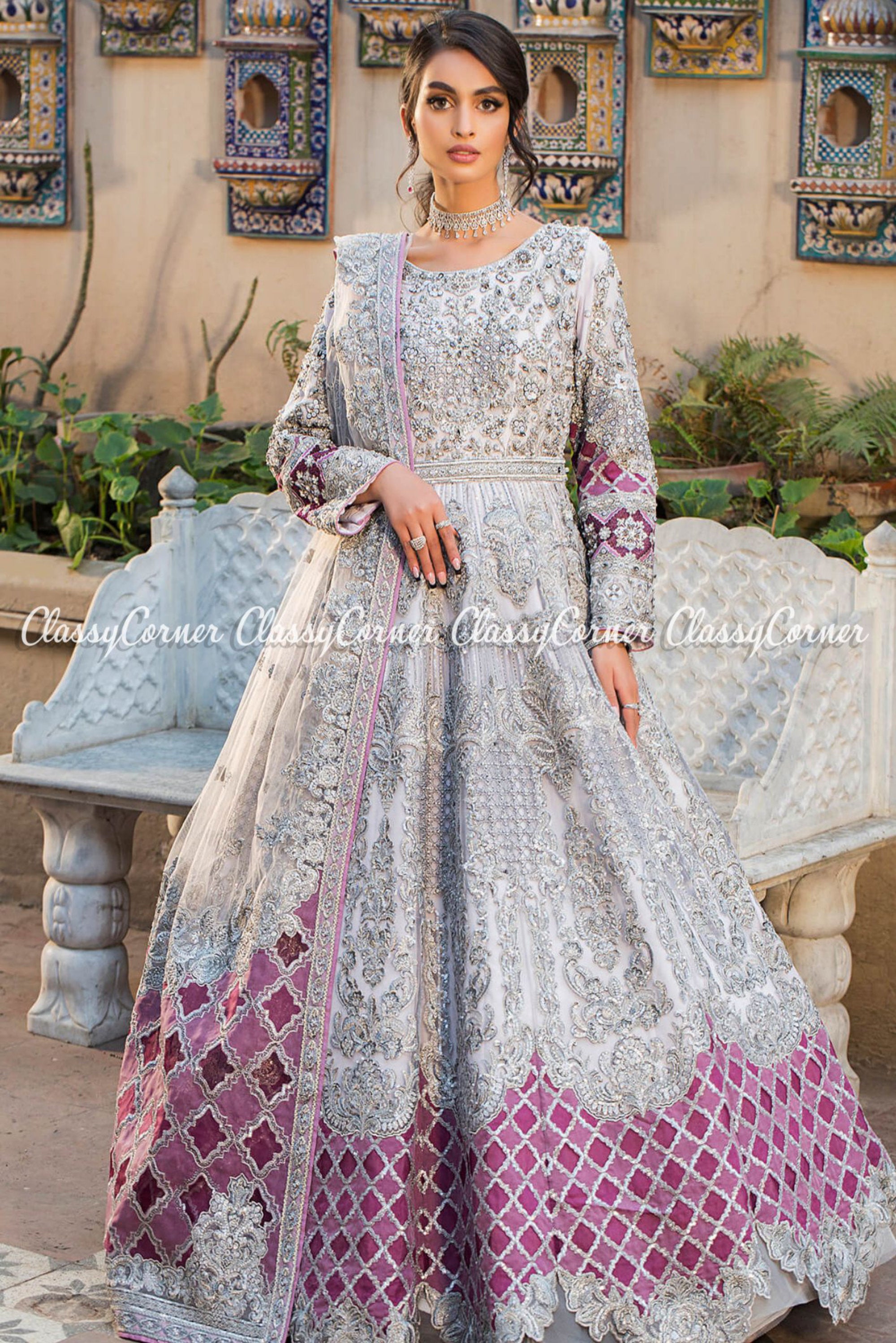 New Indian Wear Salwar Kameez Pakistani Dress Party Suit Wedding Long Style  Gown | eBay