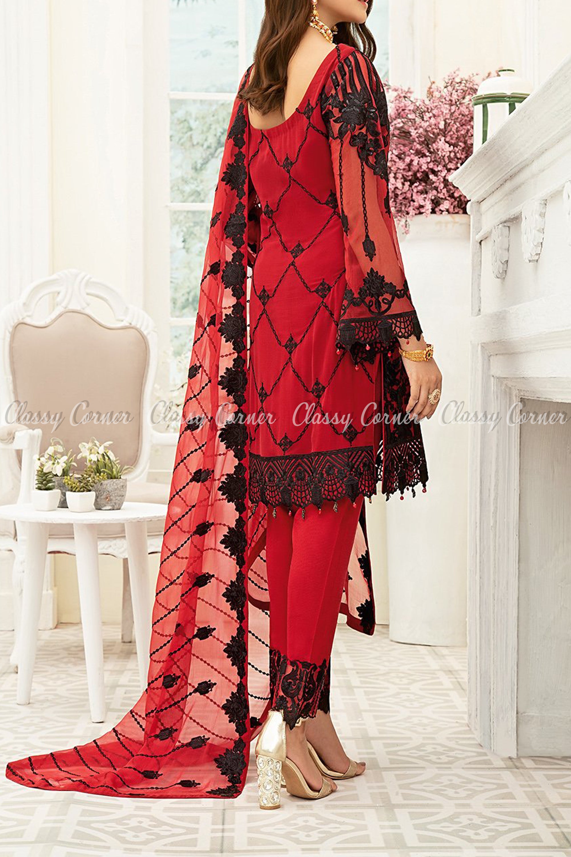 Pakistani salwar kameez | Custom Stitching| Classy Corner Online